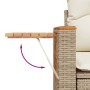 Juego de sofás jardín con cojines beige 10 pzas ratán sintético by , Garden sets - Ref: Foro24-3227192, Price: 688,25 €, Disc...