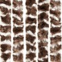 Cortina antimoscas chenilla marrón y blanco 100x230 cm by , Mosquito nets for windows - Ref: Foro24-377394, Price: 61,01 €, D...