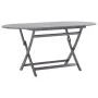 Folding garden table solid acacia wood 160x85x75 cm by vidaXL, Garden tables - Ref: Foro24-46332, Price: 162,32 €, Discount: %