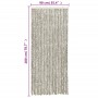 Cortina antimoscas chenilla gris claro y gris oscuro 90x200 cm de , Mosquiteras para ventanas - Ref: Foro24-377396, Precio: 4...