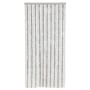 Cortina antimoscas chenilla gris claro y blanco 90x220 cm by , Mosquito nets for windows - Ref: Foro24-377314, Price: 62,09 €...