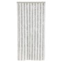 Cortina antimoscas chenilla gris claro y blanco 100x220 cm by , Mosquito nets for windows - Ref: Foro24-377316, Price: 64,54 ...
