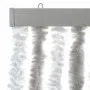 Cortina antimoscas chenilla gris claro y blanco 100x220 cm by , Mosquito nets for windows - Ref: Foro24-377316, Price: 67,99 ...