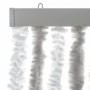 Fliegengitter-Vorhang aus hellgrauem und weißem Chenille 100x220 cm. von , Moskitonetze für Fenster - Ref: Foro24-377316, Pre...