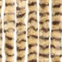 Fliegengitter-Vorhang aus Chenille in Beige und Braun 100x200 cm von , Moskitonetze für Fenster - Ref: Foro24-377389, Preis: ...