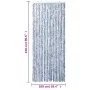 Cortina antimoscas chenilla plateado 100x230 cm de , Mosquiteras para ventanas - Ref: Foro24-377380, Precio: 65,98 €, Descuen...