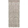 Cortina antimoscas chenilla gris taupe y blanco 100x230 cm by , Mosquito nets for windows - Ref: Foro24-377406, Price: 65,53 ...