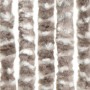 Fliegengitter-Vorhang aus grauer Taupe- und Weiß-Chenille, 100x230 cm. von , Moskitonetze für Fenster - Ref: Foro24-377406, P...