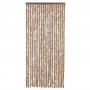 Fliegengitter-Vorhang aus Chenille in Beige und Dunkelbraun 90x220 cm von , Moskitonetze für Fenster - Ref: Foro24-377321, Pr...
