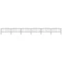 Garden fence with black steel spearhead (0.5-0.75)x10.2m by vidaXL, fence panels - Ref: Foro24-277708, Price: 318,59 €, Disco...