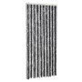 Fliegengitter-Vorhang aus grauem und schwarzem Chenille-Stoff, 90x220 cm. von , Moskitonetze für Fenster - Ref: Foro24-377328...