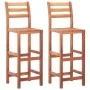 Küchenstühle 2 Einheiten aus massivem Akazienholz von vidaXL, Küchenhocker - Ref: Foro24-46314, Preis: 116,03 €, Rabatt: %