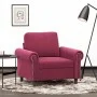 Roter Samtsessel 60 cm von , Sofas - Ref: Foro24-359513, Preis: 175,00 €, Rabatt: %