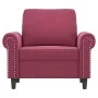 Roter Samtsessel 60 cm von , Sofas - Ref: Foro24-359513, Preis: 175,00 €, Rabatt: %