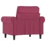 Roter Samtsessel 60 cm von , Sofas - Ref: Foro24-359513, Preis: 175,00 €, Rabatt: %