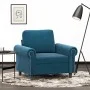 Blauer Samtsessel 60 cm von , Sofas - Ref: Foro24-359518, Preis: 167,59 €, Rabatt: %