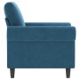 Blauer Samtsessel 60 cm von , Sofas - Ref: Foro24-359518, Preis: 180,71 €, Rabatt: %
