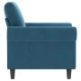 Blauer Samtsessel 60 cm von , Sofas - Ref: Foro24-359518, Preis: 167,59 €, Rabatt: %