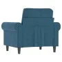Blauer Samtsessel 60 cm von , Sofas - Ref: Foro24-359518, Preis: 167,59 €, Rabatt: %