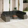 11-piece garden sofa set and gray synthetic rattan cushions by , Garden sets - Ref: Foro24-3225521, Price: 701,99 €, Discount: %