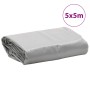 Lona gris 5x5 m 650 g/m² de , Lonas impermeables - Ref: Foro24-156046, Precio: 122,51 €, Descuento: %