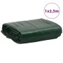 Green tarpaulin 1x2.5 m 650 g/m² by , Waterproof tarpaulins - Ref: Foro24-156050, Price: 25,68 €, Discount: %