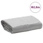 Gray tarpaulin Ø 2.8 m 650 g/m² by , Waterproof tarpaulins - Ref: Foro24-156207, Price: 27,15 €, Discount: %