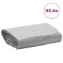 Graue Plane Ø 2,4 m 650 g/m² von , Wasserdichte Planen - Ref: Foro24-156205, Preis: 36,82 €, Rabatt: %