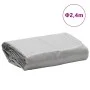Lona gris Ø 2,4 m 650 g/m² de , Lonas impermeables - Ref: Foro24-156205, Precio: 31,05 €, Descuento: %