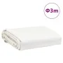 Weiße Leinwand Ø 3 m 650 g/m² von , Wasserdichte Planen - Ref: Foro24-156232, Preis: 39,03 €, Rabatt: %