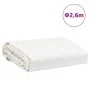 Weiße Leinwand Ø 2,6 m 650 g/m² von , Wasserdichte Planen - Ref: Foro24-156230, Preis: 33,21 €, Rabatt: %
