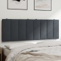 Dunkelgraues, samtgepolstertes Kopfteil 140 cm von , Kopf- und Fußteile - Ref: Foro24-374670, Preis: 58,12 €, Rabatt: %