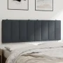 Dunkelgraues, samtgepolstertes Kopfteil 140 cm von , Kopf- und Fußteile - Ref: Foro24-374670, Preis: 58,12 €, Rabatt: %