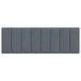 Dunkelgraues, samtgepolstertes Kopfteil 140 cm von , Kopf- und Fußteile - Ref: Foro24-374670, Preis: 58,12 €, Rabatt: %