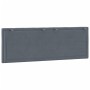 Dunkelgraues, samtgepolstertes Kopfteil 140 cm von , Kopf- und Fußteile - Ref: Foro24-374670, Preis: 58,12 €, Rabatt: %