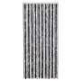 Gray and black chenille fly curtain 100x200 cm by , Mosquito nets for windows - Ref: Foro24-377329, Price: 63,75 €, Discount: %