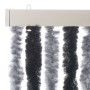 Grauer und schwarzer Chenille-Fliegenvorhang, 100 x 200 cm von , Moskitonetze für Fenster - Ref: Foro24-377329, Preis: 58,85 ...