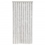 Cortina antimoscas chenilla gris claro y blanco 100x200 cm de , Mosquiteras para ventanas - Ref: Foro24-377315, Precio: 64,89...