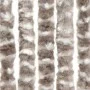 Taupe gray and white chenille fly curtain 100x200 cm by , Mosquito nets for windows - Ref: Foro24-377405, Price: 63,44 €, Dis...