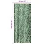 Green and white chenille fly curtain 56x200 cm by , Mosquito nets for windows - Ref: Foro24-377383, Price: 37,67 €, Discount: %