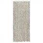 Cortina antimoscas chenilla gris claro y gris oscuro 100x200 cm