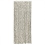 Hellgrauer und dunkelgrauer Chenille-Fliegenvorhang, 100 x 200 cm von , Moskitonetze für Fenster - Ref: Foro24-377397, Preis:...