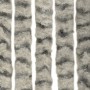 Hellgrauer und dunkelgrauer Chenille-Fliegenvorhang, 100 x 200 cm von , Moskitonetze für Fenster - Ref: Foro24-377397, Preis:...