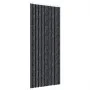 Anthracite gray chenille fly curtain 100x200 cm by , Mosquito nets for windows - Ref: Foro24-377381, Price: 64,03 €, Discount: %