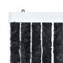 Cortina antimoscas chenilla gris antracita 100x200 cm