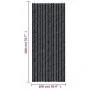 Anthrazitgrauer Chenille-Fliegenvorhang, 100 x 200 cm von , Moskitonetze für Fenster - Ref: Foro24-377381, Preis: 64,03 €, Ra...