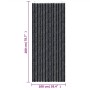 Cortina antimoscas chenilla gris antracita 100x200 cm de , Mosquiteras para ventanas - Ref: Foro24-377381, Precio: 63,66 €, D...