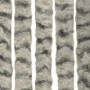 Hellgrauer und dunkelgrauer Chenille-Fliegenvorhang, 56 x 200 cm von , Moskitonetze für Fenster - Ref: Foro24-377395, Preis: ...