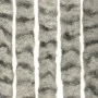 Hellgrauer und dunkelgrauer Chenille-Fliegenvorhang, 56 x 200 cm von , Moskitonetze für Fenster - Ref: Foro24-377395, Preis: ...