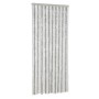 Cortina antimoscas chenilla gris claro y blanco 100x230 cm de , Mosquiteras para ventanas - Ref: Foro24-377317, Precio: 63,91...
